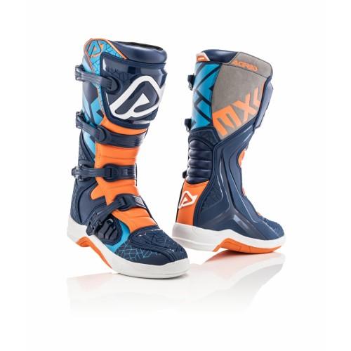Мотоботы кроссовые ACERBIS X-TEAM BLUE/ORANGE