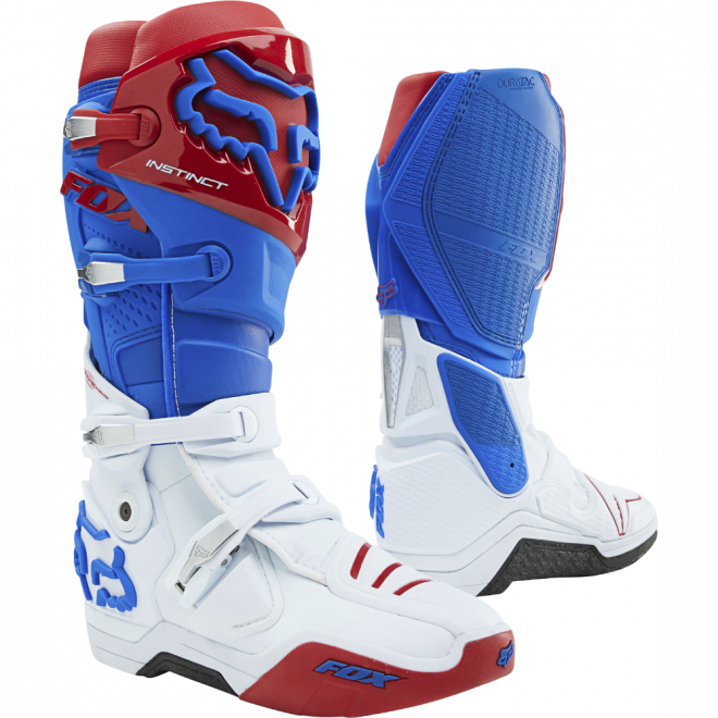 Мотоботы Fox Instinct Boot Blue/Red